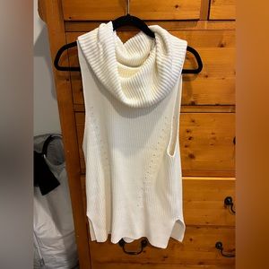 Large Kobi Halperin sleeveless cream sweater